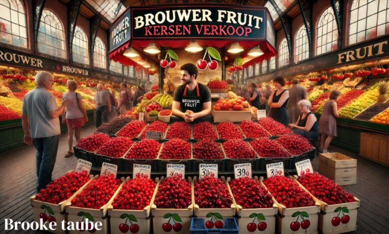 Brouwer fruit - kersen verkoop