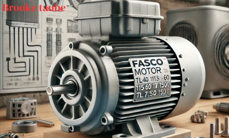 Fasco motor tl140 115 60 10y tl .75 1500