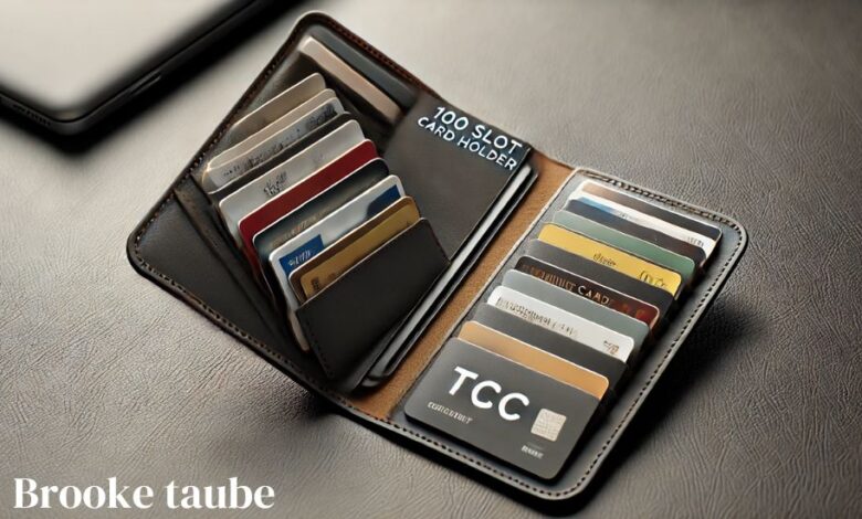 Tcc presents 100 slot card holder